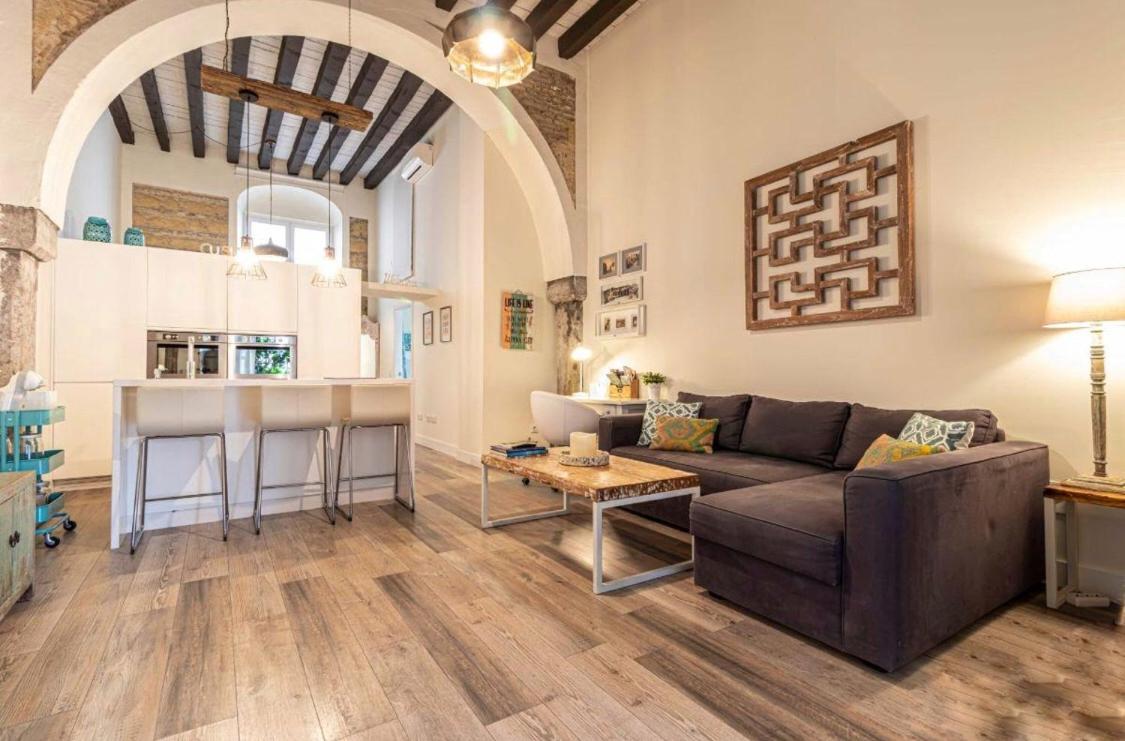 Loft Bodega San Blas Con Porche Y Parking 赫雷斯 外观 照片